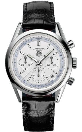 TAG Heuer CV2110.FC6180 : Carrera Automatic Chronograph Stainless Steel / Silver