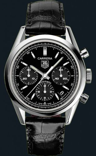 TAG Heuer CV2111.FC6180 : TAG Heuer Carrera Automatic Chronograph Stainless Steel / Black