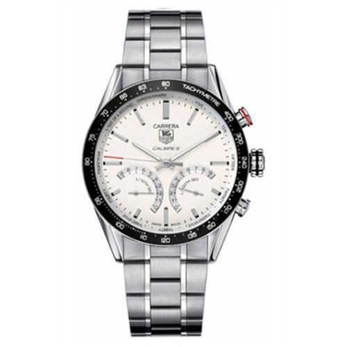 TAG Heuer CV7A13.BA0795 : Carrera Calibre S 43 Stainless Steel / Silver / Bracelet