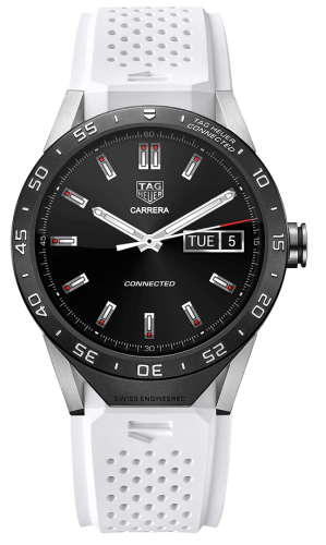 TAG Heuer SAR8A80.FT6056 : Carrera Connected White Strap