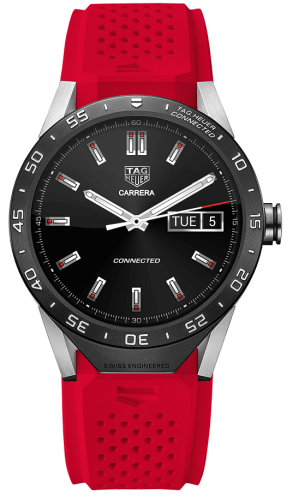 TAG Heuer SAR8A80.FT6057 : Carrera Connected Red Strap