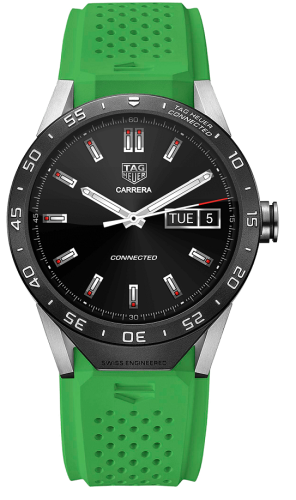 TAG Heuer SAR8A80.FT6059 : Carrera Connected Green Strap