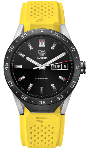 TAG Heuer SAR8A80.FT6060 : Carrera Connected Yellow Strap