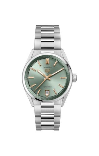 TAG Heuer WBN2312.BA0001 : Carrera Date 36 Stainless Steel / Green
