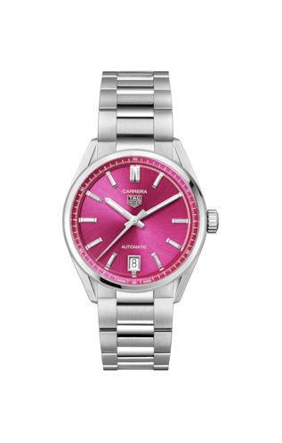 TAG Heuer WBN2313.BA0001 : Carrera Date 36 Stainless Steel / Pink