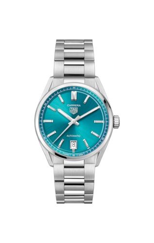 TAG Heuer WBN2316.BA0001 : Carrera Date 36 Stainless Steel / Turquoise