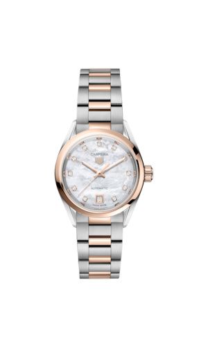 TAG Heuer WBN2450.BD0569 : Carrera Automatic 29 Stainless Steel - Pink Gold / MOP / Bracelet