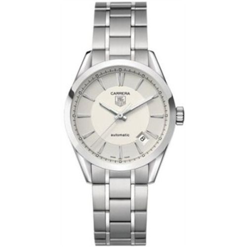 TAG Heuer WV2214.BA0790 : Carrera Calibre 5 36 Stainless Steel / Silver / Bracelet