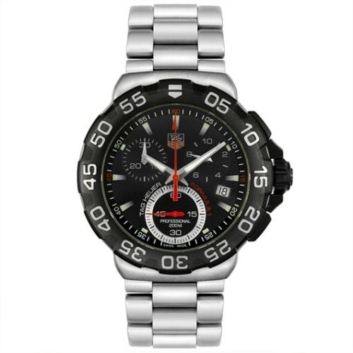 TAG Heuer CAH1110.BA0850 : Formula 1 Quartz Chronograph 41 Steel / Black / Bracelet