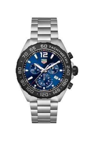 TAG Heuer CAZ101AV.BA0842 : Formula 1 Chronograph Quartz 43 Stainless Steel / Blue / Bracelet