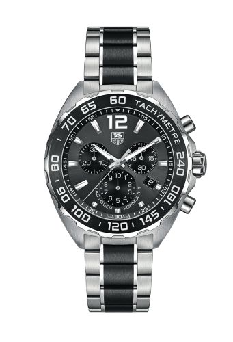 TAG Heuer CAZ1111.BA0878 : Formula 1 Chronograph Quartz 42 Stainless Steel / Grey / Bracelet