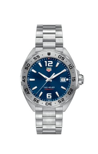 TAG Heuer WAZ1118.BA0875 : Formula 1 Quartz 41 Stainless Steel / Blue / Bracelet