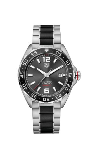 TAG Heuer WAZ2011.BA0843 : Formula 1 Calibre 5 43 Stainless Steel / Grey / Bracelet