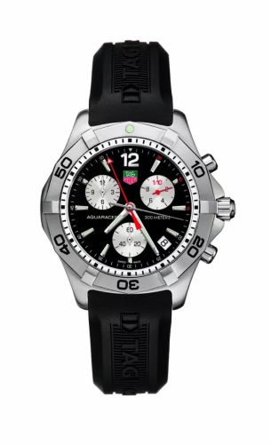 TAG Heuer CAF1110.FT8010 : Aquaracer 300M Quartz Chronograph 41 Stainless Steel / Black / Rubber