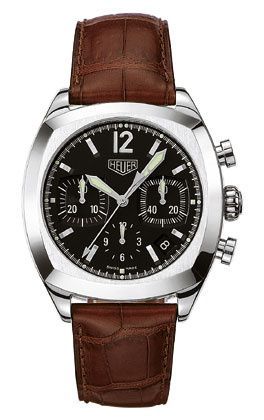 TAG Heuer CR2110.FC6162 : Monza Chronograph Stainless Steel / Black