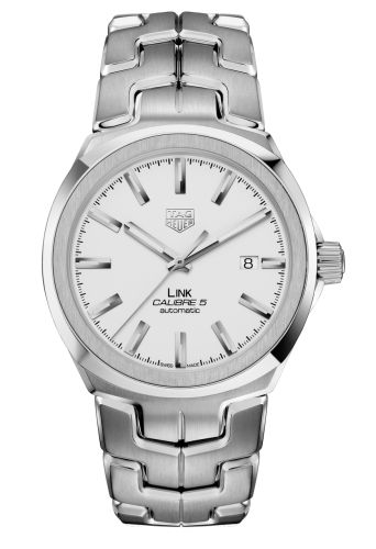 TAG Heuer WBC2111.BA0603 : Link Calibre 5 41 Stainless Steel / Silver / Bracelet