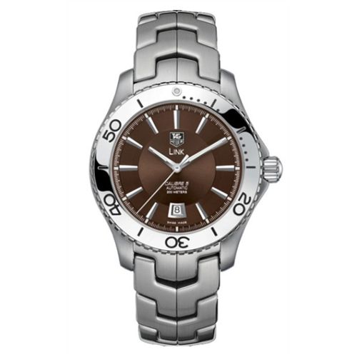 TAG Heuer WJ201D.BA0591 : Link Calibre 5 Stainless Steel / Brown