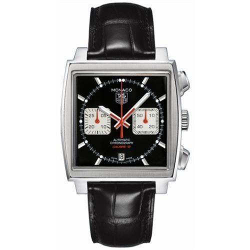 TAG Heuer CAW2114.FC6177 : Monaco Calibre 12 Black / Silver