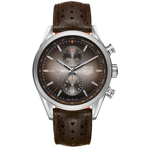 TAG Heuer CAR2112.FC6267 : Carrera Calibre 1887 41 Stainless Steel / Brown / 300 SLR