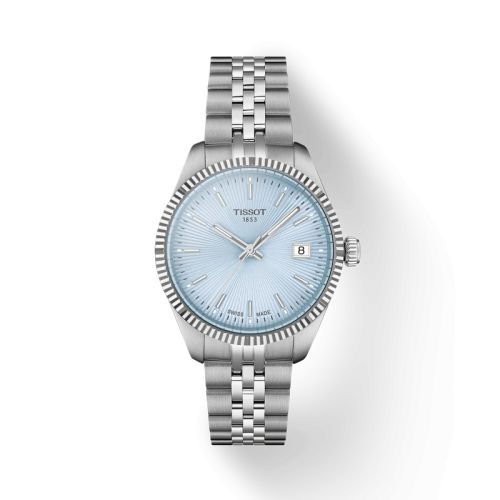 Tissot T156.210.11.351.00 : Ballade 34 Stainless Steel  / Ice Blue / Bracelet