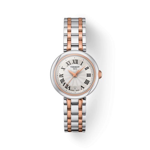 Tissot T126.010.22.013.01 : Bellissima Small Lady Stainless Steel - Rose Gold / Silver / Bracelet