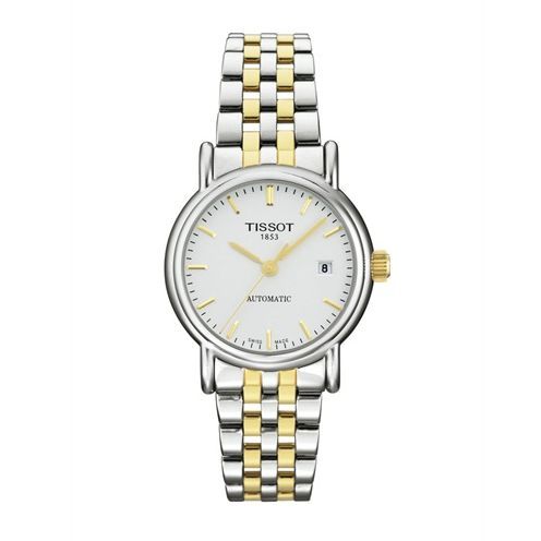 Tissot T95.2.183.31 : Carson Automatic 27 Stainless Steel / Yellow Gold PVD / Silver / Bracelet