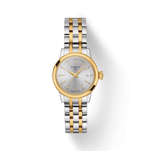 Tissot T129.210.22.031.00 : Dream Lady Stainless Steel - Yellow Gold / Silver / Bracelet