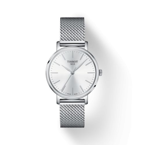 Tissot T143.210.11.011.00 : Everytime Lady Stainless Steel / Silver / Bracelet