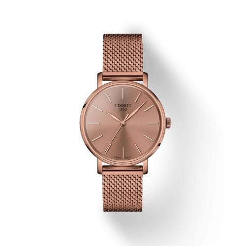 Tissot T143.210.33.331.00 : Everytime 34 Rose Gold / Rose / Bracelet