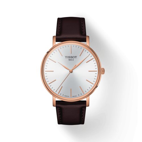 Tissot T143.410.36.011.00 : Everytime Gent Rose Gold / Silver