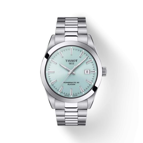 Tissot T127.407.11.351.00 : Gentleman Powermatic Stainless Steel / Silver / Bracelet