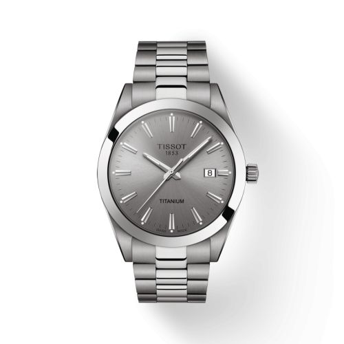 Tissot T127.410.44.081.00 : Gentleman Quartz Titanium / Grey / Bracelet