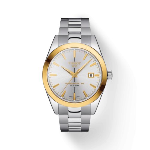 Tissot T927.407.41.031.01 : Gentleman Powermatic Stainless Steel - Yellow Gold / Silver / Bracelet