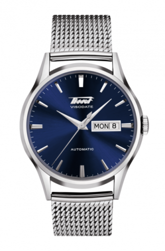 Tissot T019.430.11.041.00 : Visodate Automatic Stainless Steel / Blue / Milanese