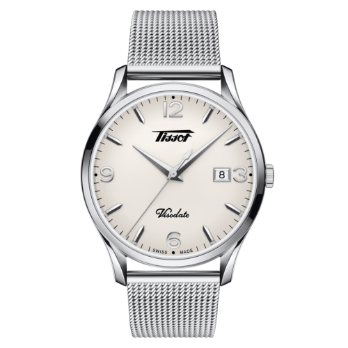 Tissot T118.410.11.277.00 : Visodate Quartz 40 Stainless Steel / Silver / Bracelet