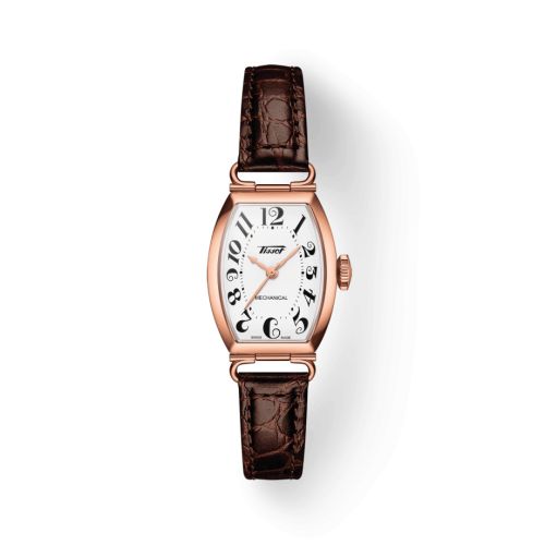 Tissot T128.161.36.012.00 : Heritage Porto Mechanical Small Lady PVD Red Gold / Silver
