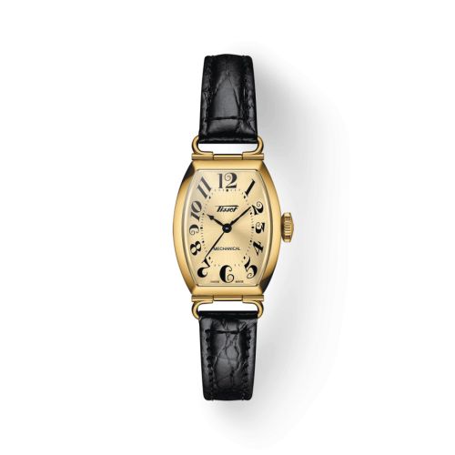 Tissot T128.161.36.262.00 : Heritage Porto Mechanical Small Lady PVD Yellow Gold / Champagne