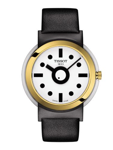 Tissot T134.410.27.011.00 : Heritage Memphis 41 Stainless Steel - Yellow Gold / White