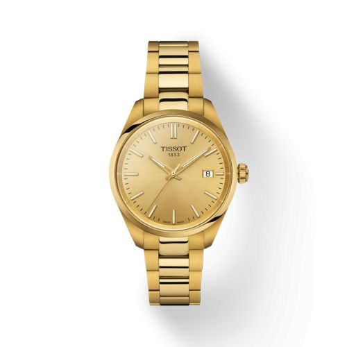 Tissot T150.210.33.021.00 : PR 100 34 Yellow Gold / Champagne / Bracelet