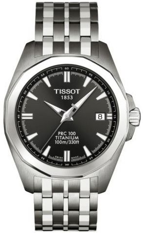 Tissot T008.410.44.061.00 : PRC 100 Quartz Titanium / Black