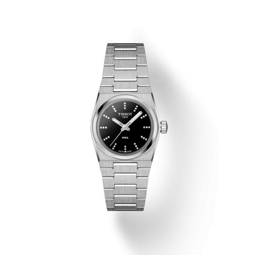 Tissot T137.010.11.056.00 : PRX Quartz 25 Stainless Steel / Black - Diamond