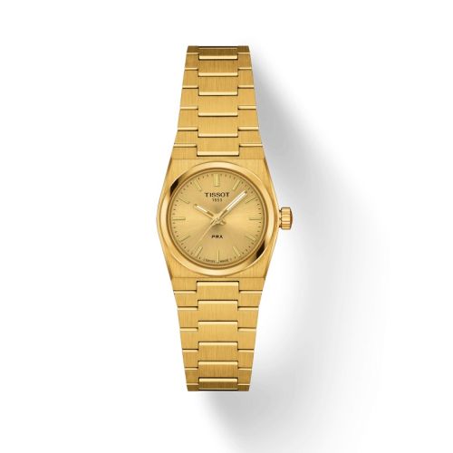 Tissot T137.010.33.021.00 : PRX Quartz 25 Yellow Gold / Champagne