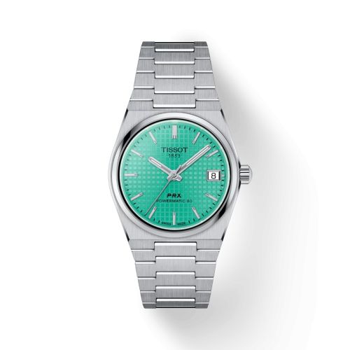 Tissot T137.207.11.091.01 : PRX 35 Powermatic 80 Stainless Steel / Tiffany