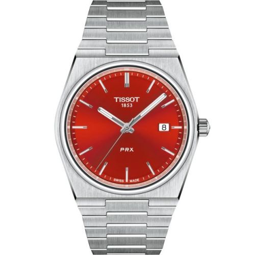 Tissot T137.410.11.421.00 : PRX Quartz Stainless Steel / Red