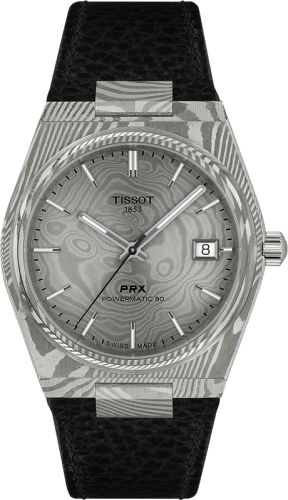 Tissot T137.807.96.081.00 : PRX Powermatic 80 38 Damascus Steel / Leather