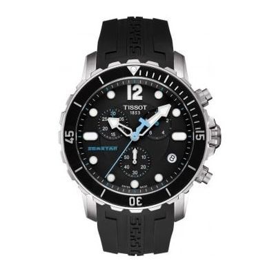 Tissot T066.417.17.057.00 : Seastar 1000 Quartz Chronograph Stainless Steel / Black / Rubber
