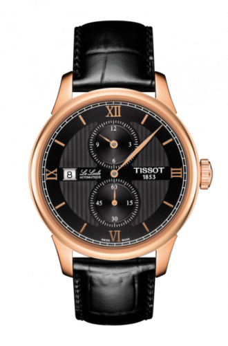 Tissot T006.428.36.058.02 : Le Locle Regulateur Pink Gold / Black