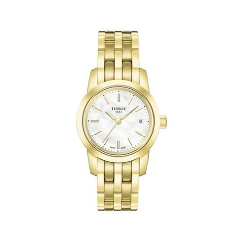 Tissot T033.210.33.111.00 : Dream Quartz 28 Yellow Gold PVD / MOP / Bracelet