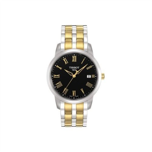 Tissot T033.410.22.053.01 : Dream Quartz 38 Stainless Steel / Yellow Gold PVD / Black / Bracelet