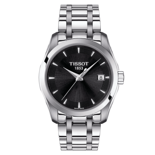 Tissot T035.210.11.051.01 : Couturier Quartz 32 Stainless Steel / Black / Bracelet